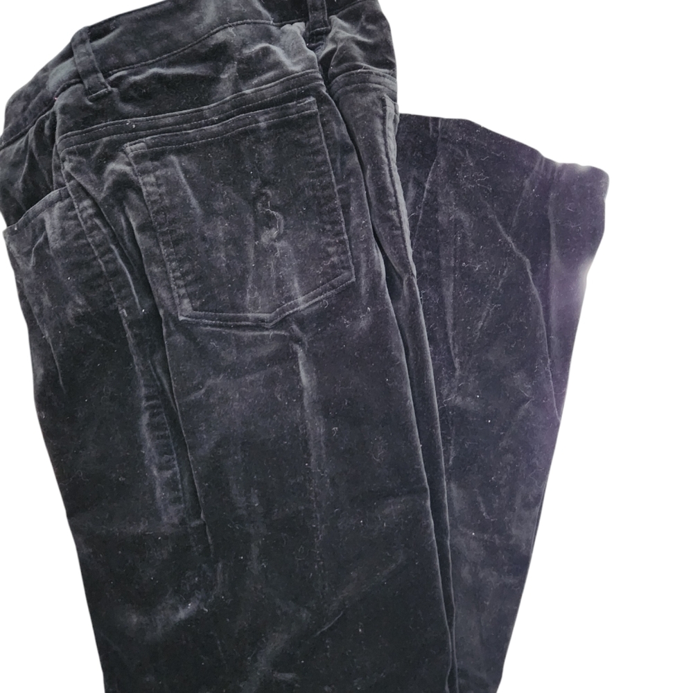JONES NEW YORK Velvet Black Pants LIKE NEW SIZE 12